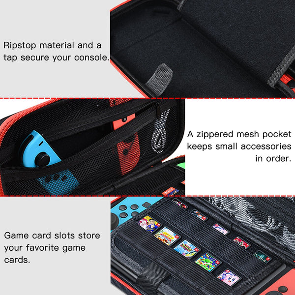 Waterproof Protective Storage Bag For Switch Console Stand For Nintendo Switch Portable Carrying Bag Case Cover For Switch