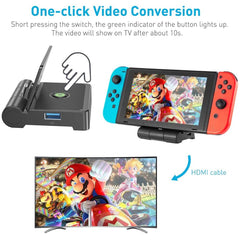 Portable TV Dock Station HDMI Adapter for Nintendo Switch Converter Charging Dock Bracket Play Stand Holder