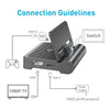 Portable TV Dock Station HDMI Adapter for Nintendo Switch Converter Charging Dock Bracket Play Stand Holder