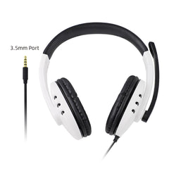 PS5 Headset Wired Over Ear Stereo Gaming Headphones with Microphone for PC IOS Computer Gamers Smart Phones Mobiles