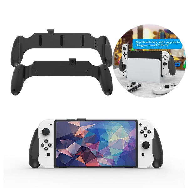 For Nintendo Switch OLED Case Handle Bracket Hand Grip Protective Cover Handheld Case Game Console Stand Support Accessories