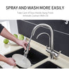 Filter Kitchen Faucets Deck Mounted Mixer Tap 360 Rotation with Water Purification Features Mixer Tap Crane For Kitchen
