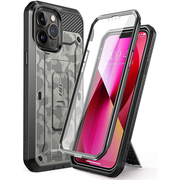 IPhone 13 Pro Max Case 6.7" (2021) UB Pro Full-Body Rugged Holster Cover with Built-in Screen Protector & Kickstand