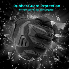 Motorcycle Full Finger Gloves Rubber Protective Gear Enduro Racing Biker Riding Motocross Moto Motorbike Mittens Men Glove