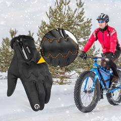 Touchscreen Motorcycle Full Finger Gloves Winter Warm Moto Motocross Motorbike Biker Enduro Waterproof Protective Gear Men Women