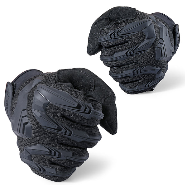 Motorcycle Full Finger Gloves Rubber Protective Gear Enduro Racing Biker Riding Motocross Moto Motorbike Mittens Men Glove