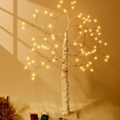 144/108 LED Night Lamp Christmas Tree led lights for bedroom 3D Desk Fairy Light Kids Room Decor USB/Battery Copper Wire Garland