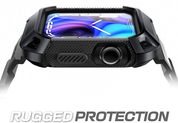 Apple Watch 7 Case (45mm) UB Pro Rugged Protective Case Cover For Apple Watch 6/SE/5/4 (44mm) with Strap Bands