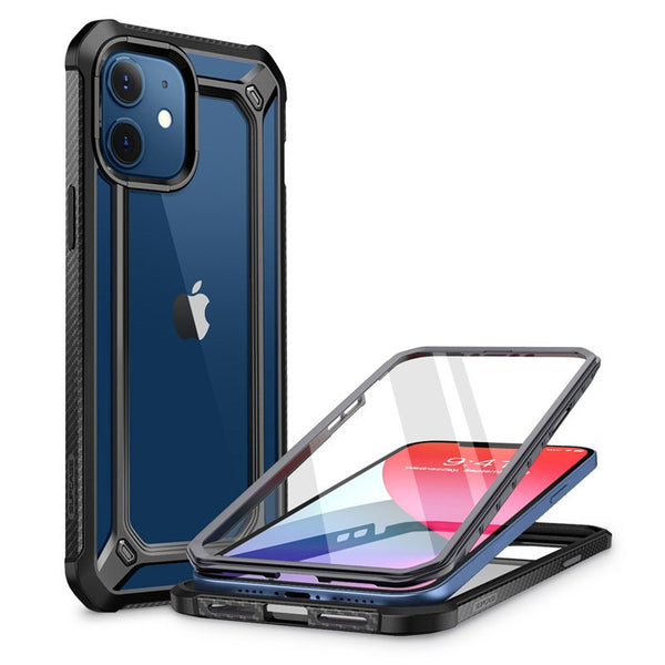 IPhone 12 Mini Case 5.4 inch (2020 Release) UB EXO Pro Hybrid Clear Bumper Cover WITH Built-in Screen Protector