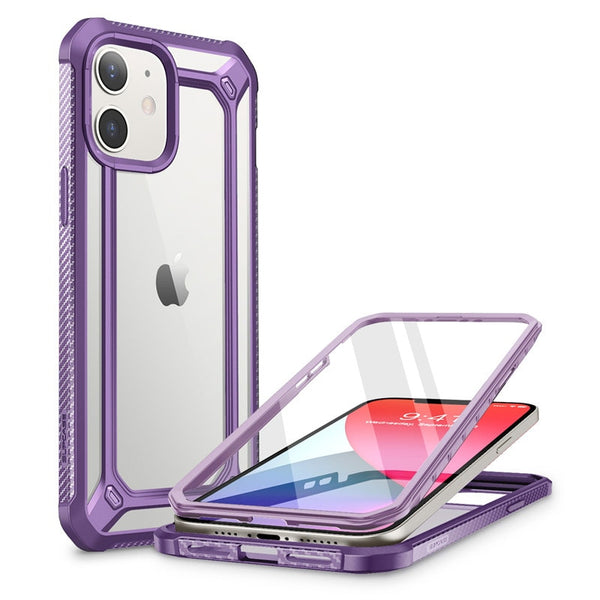 IPhone 12 Mini Case 5.4 inch (2020 Release) UB EXO Pro Hybrid Clear Bumper Cover WITH Built-in Screen Protector