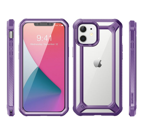 IPhone 12 Mini Case 5.4 inch (2020 Release) UB EXO Pro Hybrid Clear Bumper Cover WITH Built-in Screen Protector