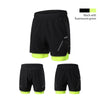 Men Running Shorts Dry Fit 2 in 1 Gym Crossfit Sports Fitness Jogging Workout Training Clothes