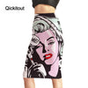 Summer Hot Fashion High Waist 3D Print Skirts Women's Slim Sexy Package Hip Skirt Size S-4XL Drop Ship | Vimost Shop.