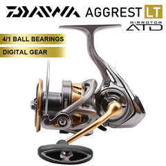 AGGREST LT Spinning Fishing Reels 1000-6000 4+1BB Gear Ratio 5.2:1/5.3:1/5.7:1/6.2:1 Max Drag 5/10/12kg Reel Fishing coil