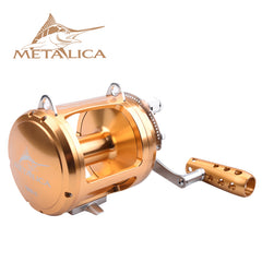 Trolling wheels 30W-II/50W-II/80W-II 8+1BB Drum Reels Casting Large Model Full Metal Deep Sea Iron Boat Fishing Reel