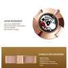 Arrival  Japan Quartz Movement Wood grain Walnut Fashion Stainless Steel Mesh Band Waterproof Women Wrist watches