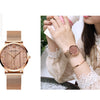Arrival  Japan Quartz Movement Wood grain Walnut Fashion Stainless Steel Mesh Band Waterproof Women Wrist watches