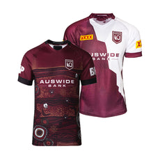 QUEENSLAND MAROONS STATE OF ORIGIN INDIGENOUS TRAINING/CAPTAINS RUN RUGBY JERSEY
