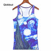 Summer Women's Blouses Strapless Sleeveless Digital Print Casual Planet Moon Comics Tank Tops Ladies' Vest | Vimost Shop.