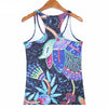 Summer Women Blouses Strapless Sleeveless Digital Print Casual Strap Blue Jellyfish Tank Tops Ladies' Vest | Vimost Shop.