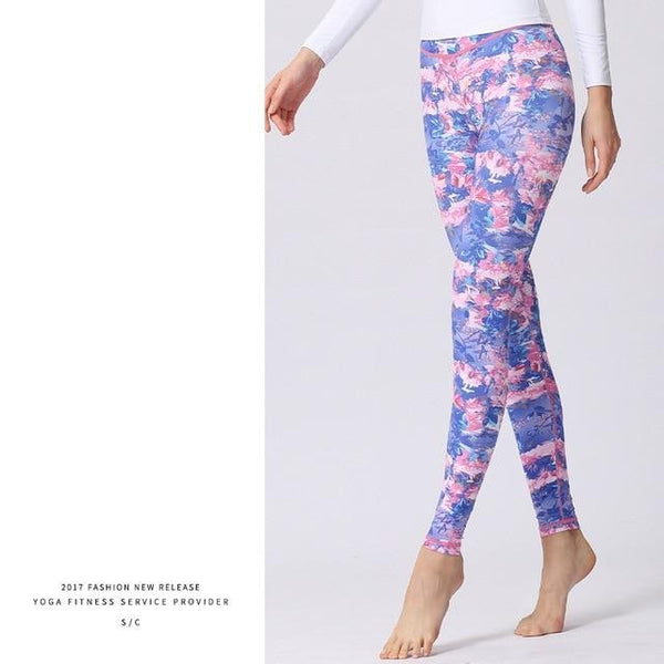 Women Stretched Printed Yoga Pants Yoga leggings | Vimost Shop.