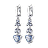 7.88Ct Natural Iolite Blue Mystic Quartz Gemstone Drop Earrings 925 Sterling Silver Fine Jewelry For Women | Vimost Shop.