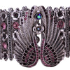 Guardian Angel Wings Stretch Cuff Bracelet for Women Biker Crystal Punk Jewelry Gift Antique Silver Color Dropshipping D05 | Vimost Shop.