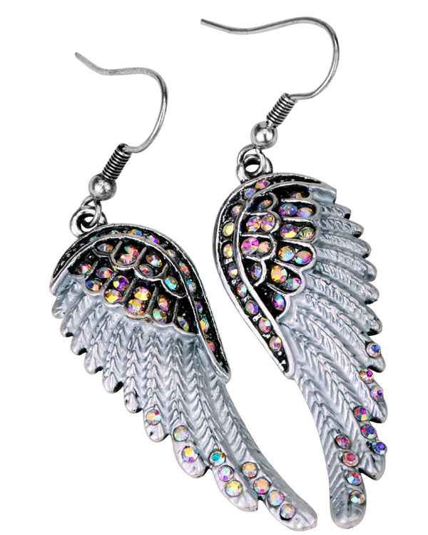 Angel Wing Cross Necklace Earrings Bracelet Set Women Biker Jewelry Birthday Gifts Her Mom Wife Girlfriend Dropshipping | Vimost Shop.