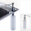 Liquid Soap Dispensers 250ML Brushed Nickel Stainless Steel Kitchen Sink Bottle Liquid Soap Dispenser With Pump