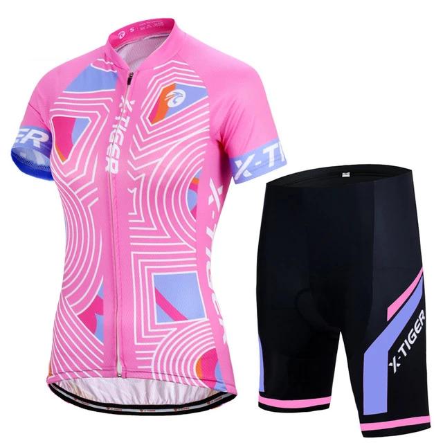 Summer Women MTB Bike Cycling Clothing Set | Vimost Shop.