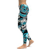 Skull Red Flowers Leggings Sexy Rose 3D Digital Printed Women Leggins Fitness Soft Slim Mujer Workout Pants | Vimost Shop.