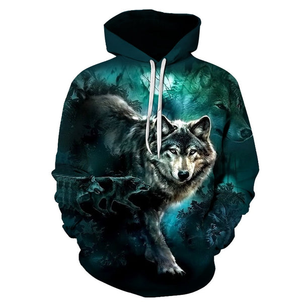 3D Hoodies Men Couple Wolf printed Hoodie Animal Hoody Sweatshirt Casual Tracksuit Pullover Jacket Autumn | Vimost Shop.