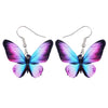 Acrylic Big Bright-coloured Butterfly Insect Earrings Dangle Drop Novelty Jewelry For Women Girls Ladies Teens Accessory | Vimost Shop.