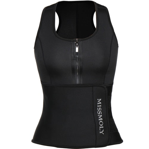 Women Waist Trainer Workout Slimming Sweat Vest Belt Body Shaper Neoprene Sauna Plus size Shapewear Corset Weight Loss Slimmer | Vimost Shop.