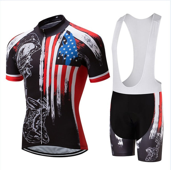 USA jersey style Summer Breathable Cycling Jersey Clothing | Vimost Shop.