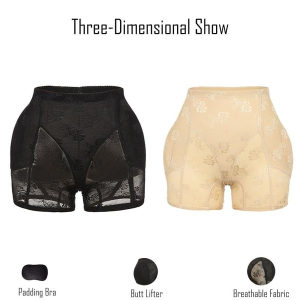 Invisible Butt Lifter Booty Hip Enhancer Body Shaper Padding Panty Push Up Bottom Shapewear Woman Modeling Panties | Vimost Shop.
