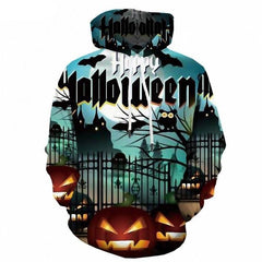 Halloween Pumpkin 3d Print Party Moon Sweatshirt | Vimost Shop.