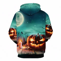 Halloween Pumpkin 3d Print Party Moon Sweatshirt | Vimost Shop.