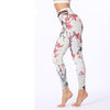 Flower Printed Fitness Leggings Women Gym Tights High Waist Yoga Pants | Vimost Shop.