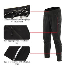 Winter Warm Up Thermal Fleece trousers Multi Sports Running Bike Cycling Pants Windproof