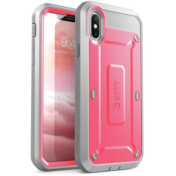 iPhone Xs Case UB Pro Series Full-Body Rugged Holster Clip Cover with Built-in Screen Protector For iPhone X Case | Vimost Shop.
