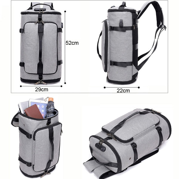USB Anti-theft Gym backpack Bags Fitness Gymtas Bag for Men | Vimost Shop.
