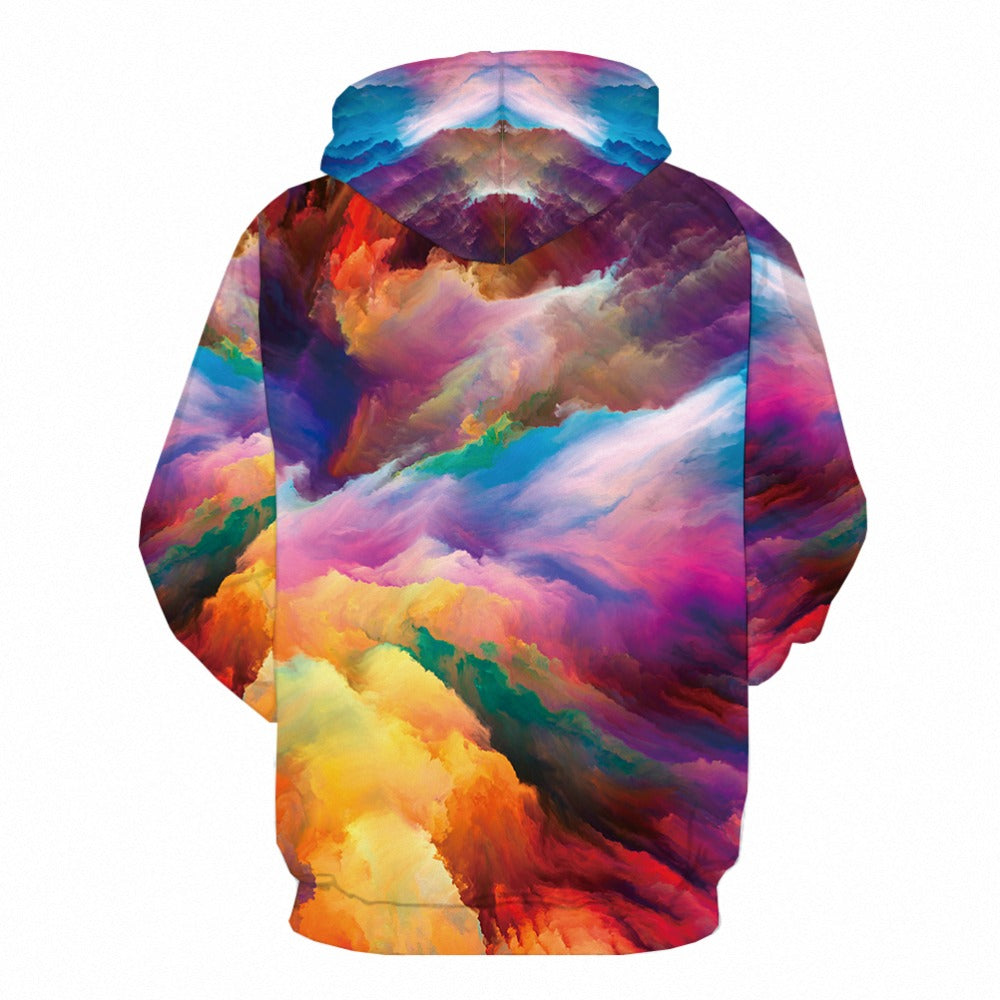 Men Winter Vortex Hypnosis Colorful Style 3D Printed Hoodie | Vimost Shop.