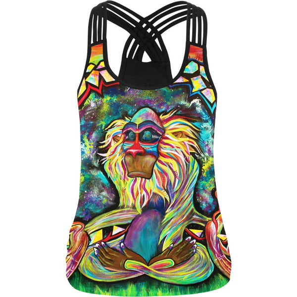 Women Sport Vest Monkey 3D Print Women Yoga | Vimost Shop.