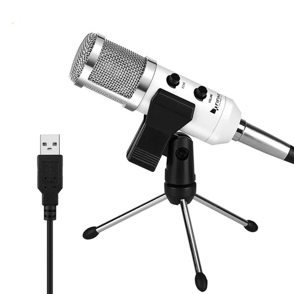 USB Microphone, Plug & Play Condenser Microphone For PC/Computer Podcasting one line meeting self studioRecording