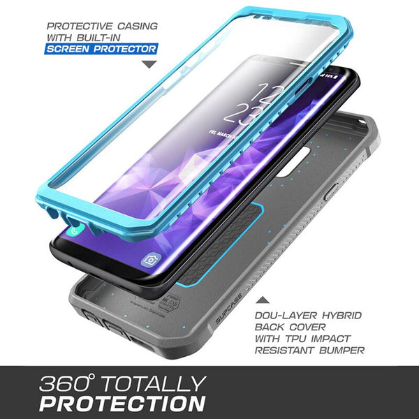 For Samsung Galaxy S9 Plus Case UB Pro Full-Body Rugged Holster Protective Case with Built-in Screen Protector Cover | Vimost Shop.