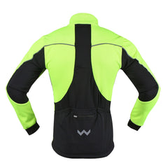 Men Thermal Cycling Jacket Winter Warm Up Fleece Bicycle Clothing Windproof Waterproof Sports Coat MTB Bike Jersey