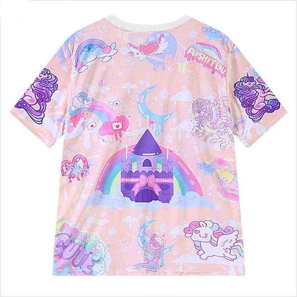 New Harajuku Style Women Cartoon Printed T-Shirts | Vimost Shop.