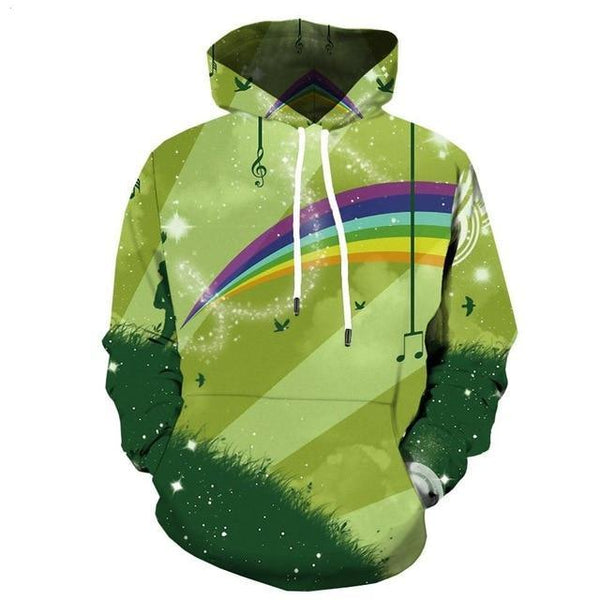 Men Winter Vortex Hypnosis Colorful Style 3D Printed Hoodie | Vimost Shop.