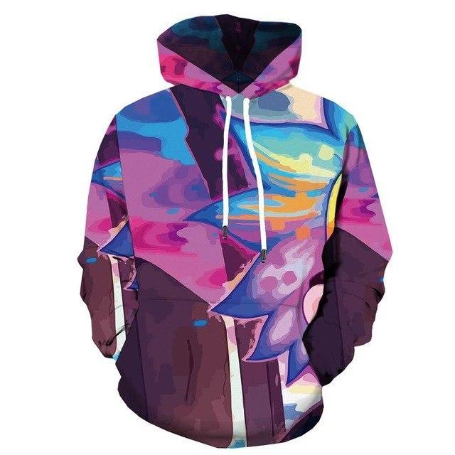 Mens Streetwear 3d Printed Clothing Casual Hoodie | Vimost Shop.